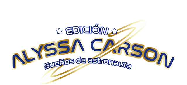 Logo edición Alyssa Carson. Sueños de astronauta