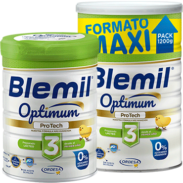 Blemil Plus 3 Optimum 800 g leche para niños de 1 a 3 años - Continuación -  Leches Infantiles - Bebé y Mamá